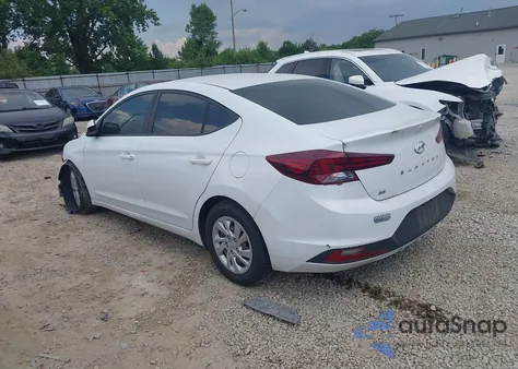 2019 Hyundai Elantra Se from USA, damaged, VIN 5NPD74LF7KH407131
